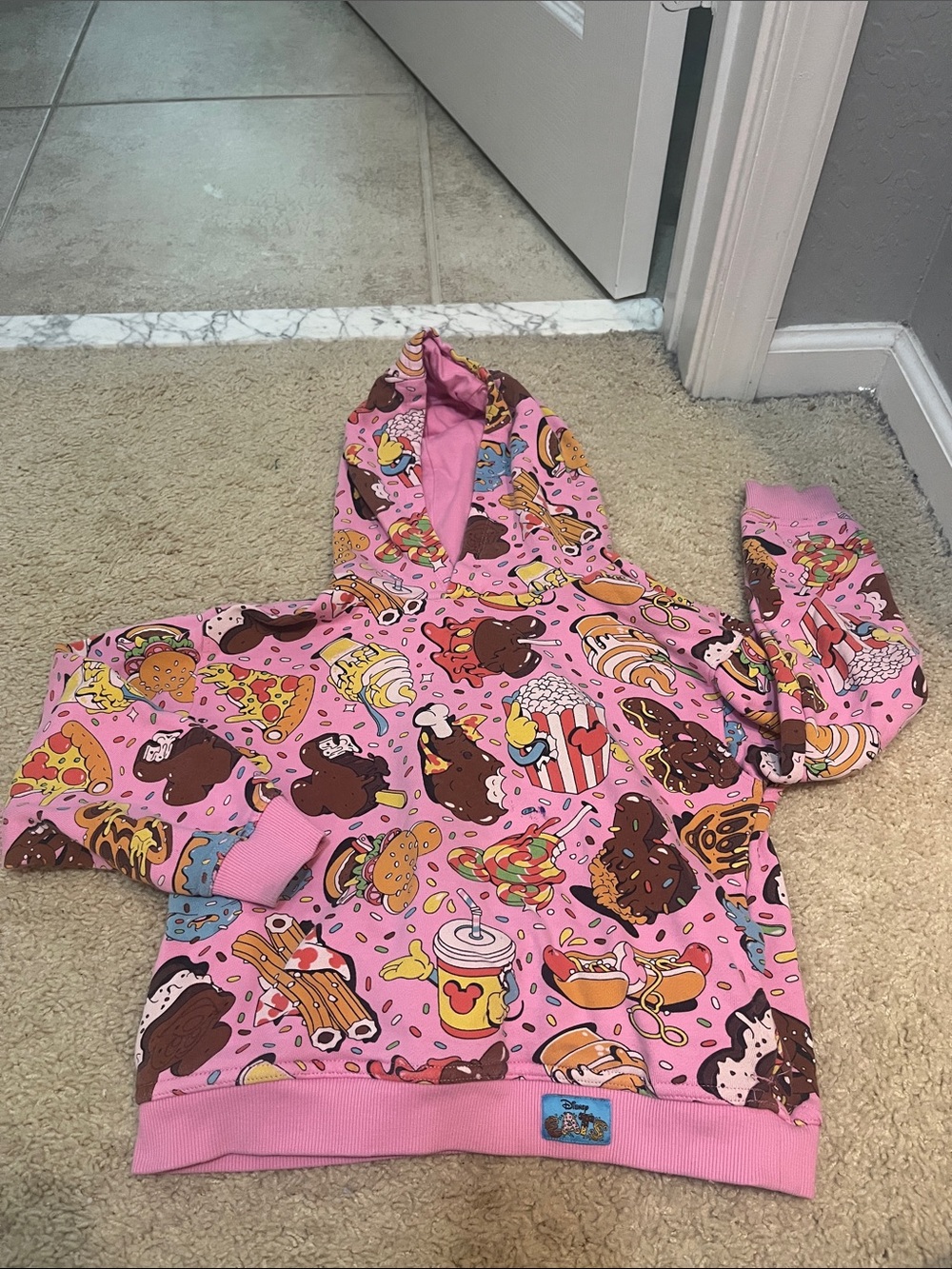 Disney Eats Dessert Pattern Hoodie